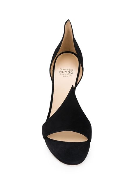 Sandali con tacco a stiletto in nero - donna FRANCESCO RUSSO | R1S087N201300